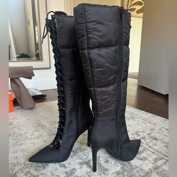 INC BLACK BOOTS 7.5 NBW - Picture 5 of 8